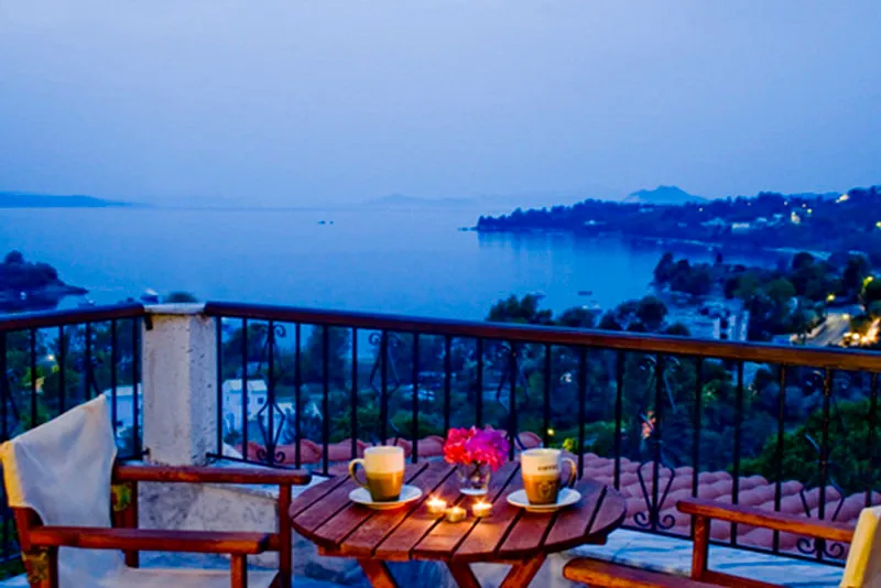 Terrace, Villa Kavourakia, Skiathos