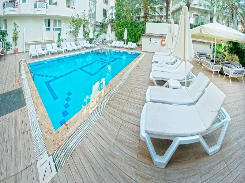 Terrace, Sol Beach Hotel, Dalaman