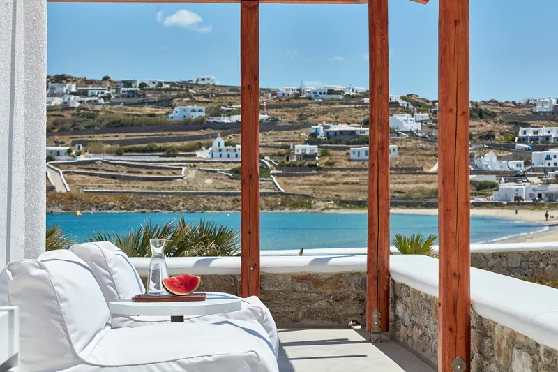 JUNIOR SUITE SEA VIEW Room, Mykonos Waves, Mykonos