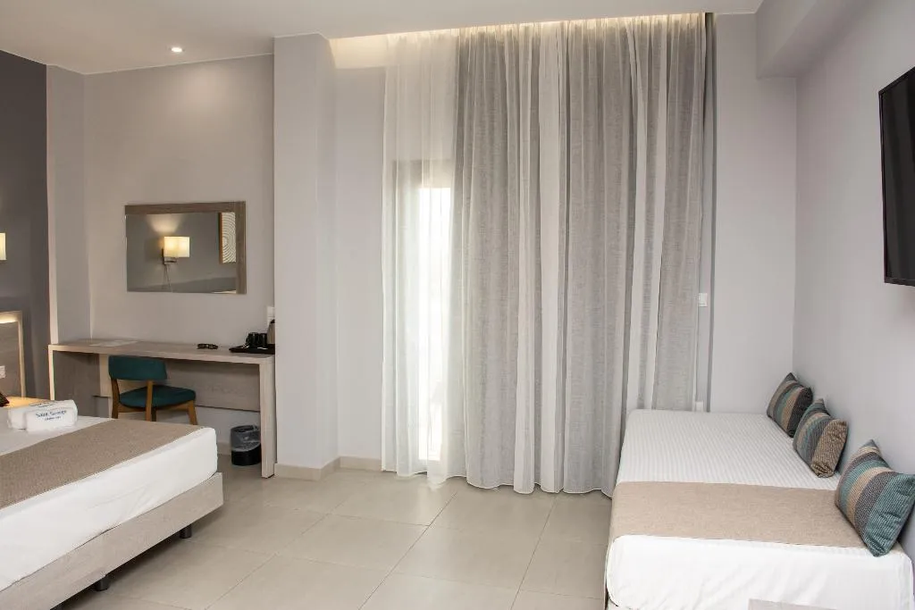 TRIPLE DELUXE GARDEN VIEW Room, Saint George Gournes Bay, Crete