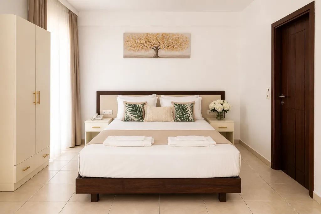 SINGLE STANDARD Room, St Constantin Hotel, Crete