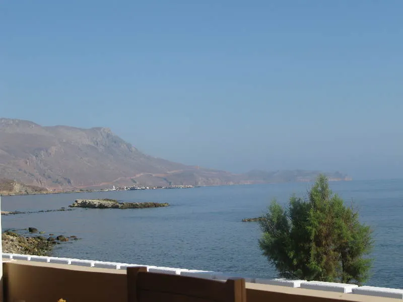 Terrace, Christina Beach Hotel, Crete
