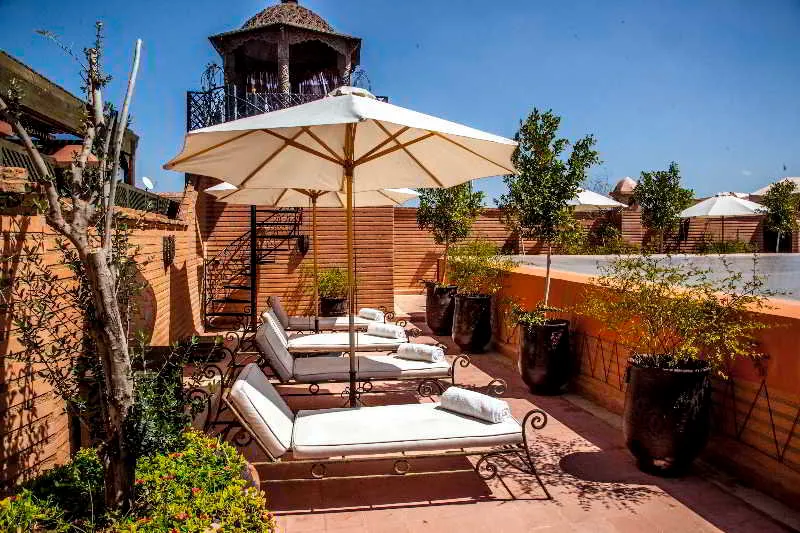 Terrace, Riad Ilayka, Marrakech