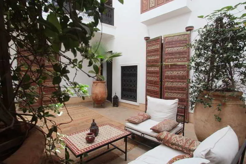Lobby, Riad Karmela, Marrakech