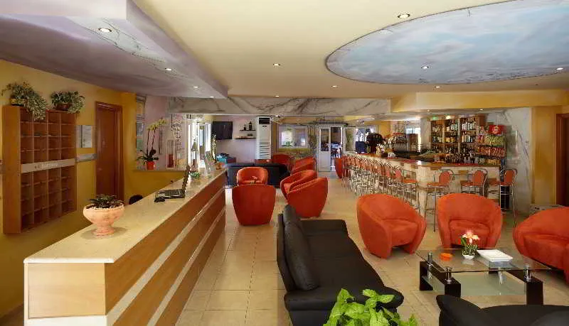 Lobby, Marietta Hotel & Apartments, Rhodes