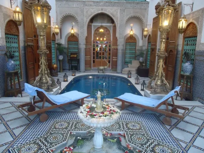 Pool, Riad Arabesque, Fez