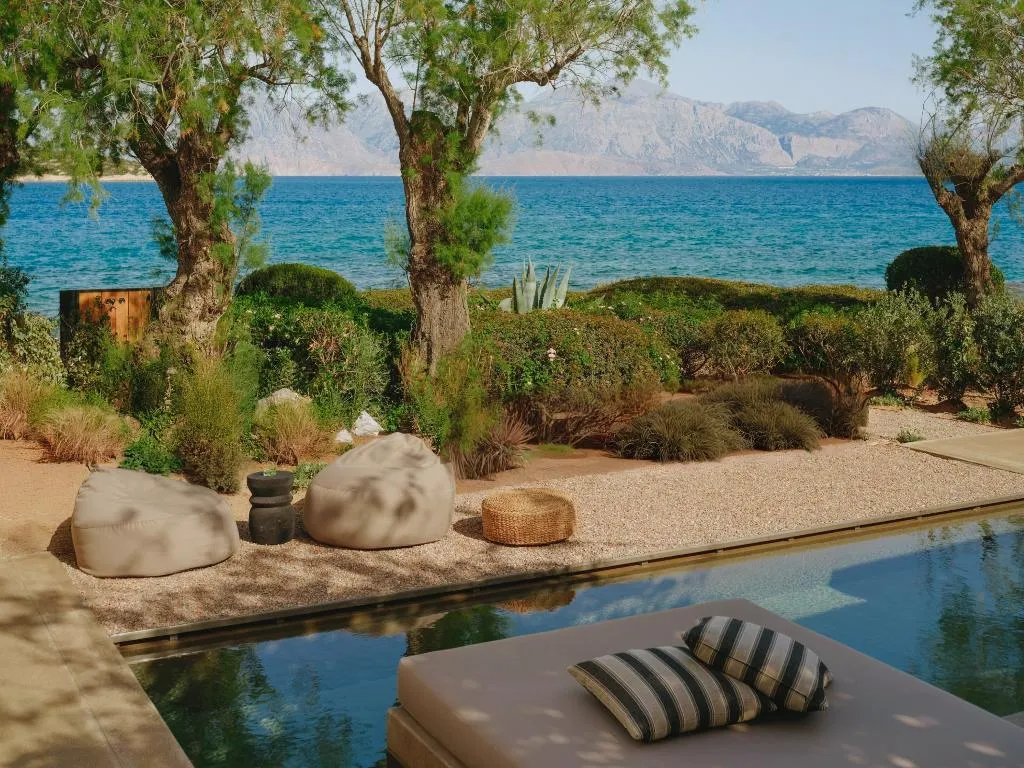 BUNGALOW SUPERIOR WITH PRIVATE POOL Room, Minos Beach Art Hotel, a Member of Design Hotels, Crete