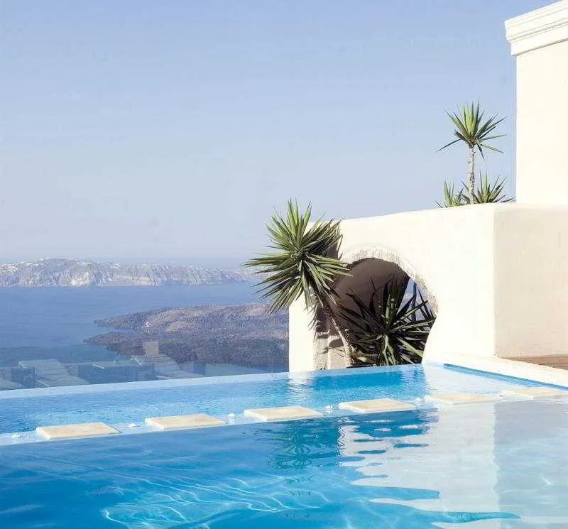 Pool, Icons, Santorini