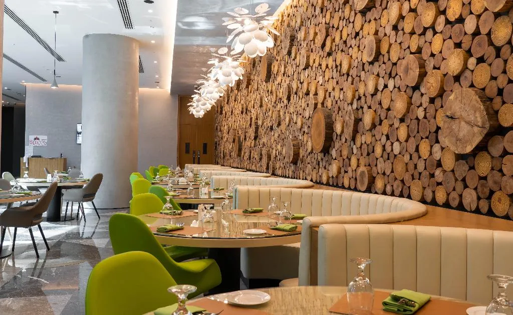 Restaurant, Al Khoory Sky Garden Hotel, Dubai