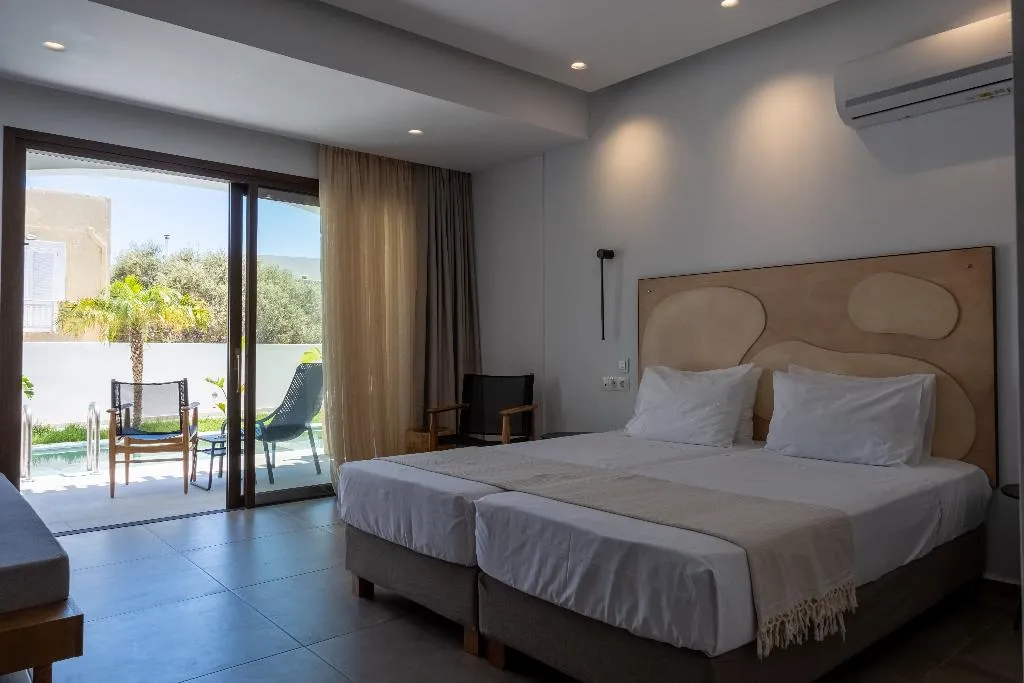 JUNIOR SUITE DELUXE TWO BEDS Room, Mika Villas & Suites, Crete