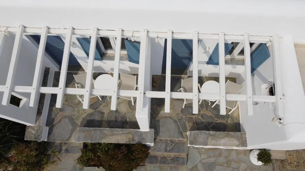 Terrace, Hotel Jason, Mykonos