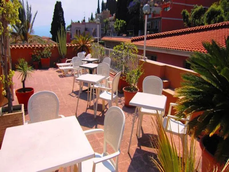 Terrace, Villa Chiara, Taormina
