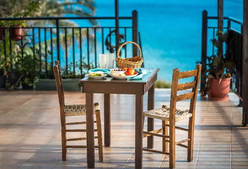 Terrace, Pansion Limni, Zante