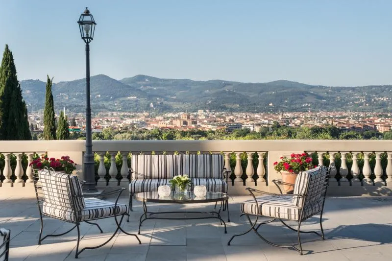 Terrace, Villa la Vedetta, Florence