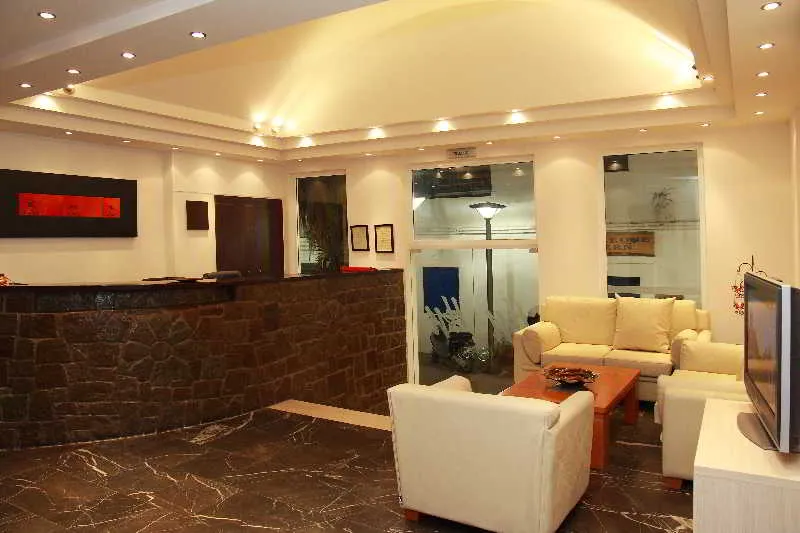 Lobby, Nancy Hotel  Hersonissos, Crete