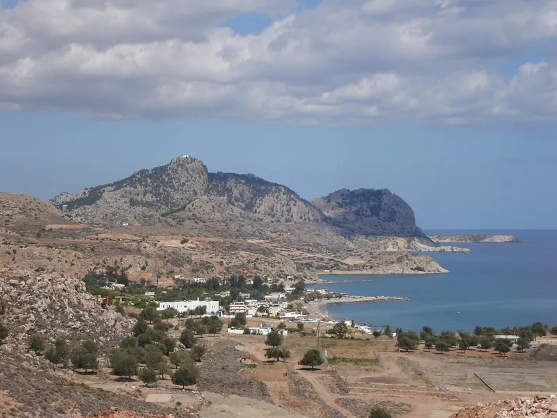 Beach, Tsambika Sun, Rhodes