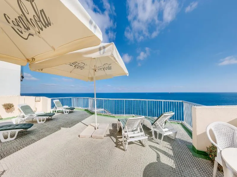 Terrace, Sliema Chalet Hotel, Malta