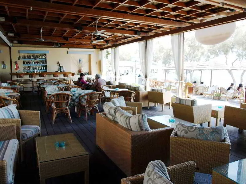 Restaurant, Levante Beach, Santorini