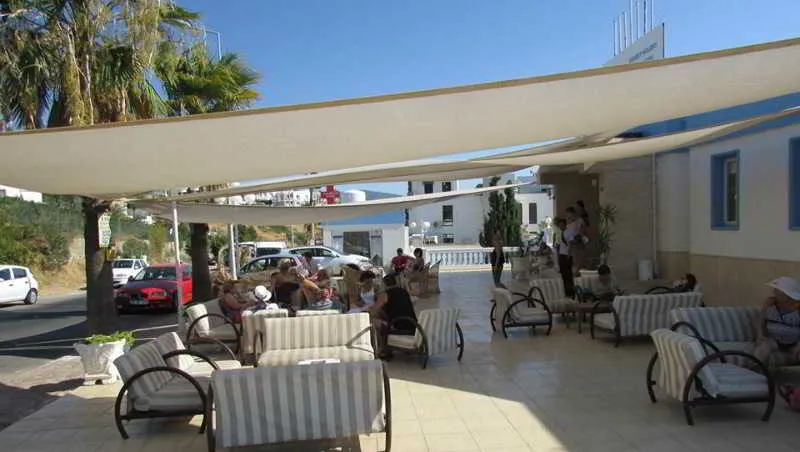 Terrace, Peda Hotels Gumbet Holiday, Bodrum
