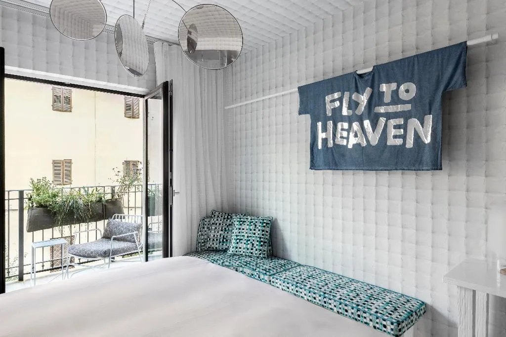 DOUBLE SINGLE USE WITH BALCONY Room, 25hours Hotel Piazza San Paolino, Florence