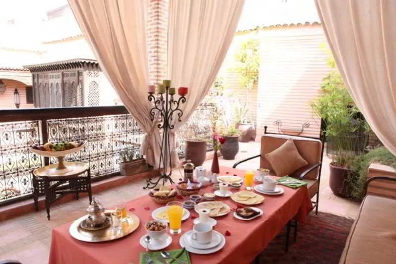 Restaurant, Riad Ilayka, Marrakech