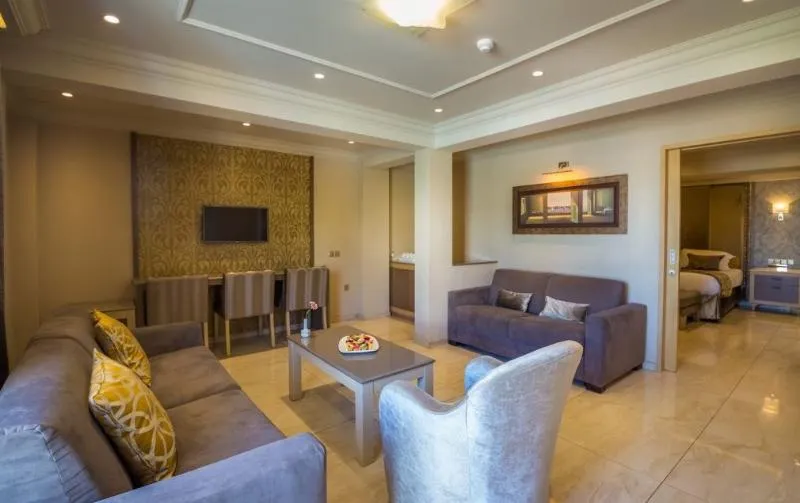 SUITE QUEEN SIZE BED Room, Adams Beach Hotel, Cyprus
