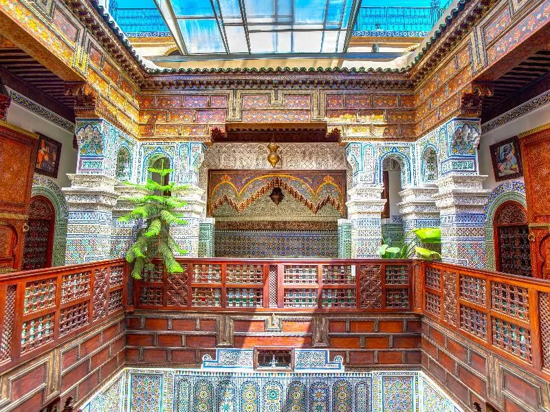 General view, Riad Rcif, Fez