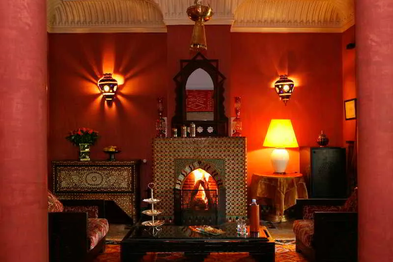 Lobby, Dar Rhizlane, Marrakech
