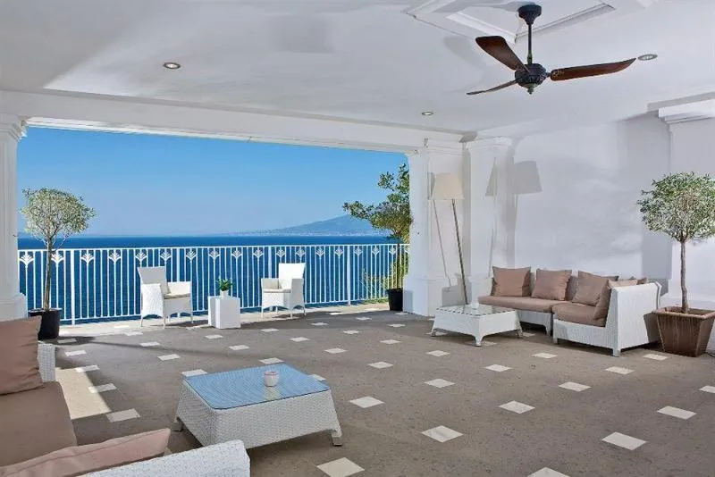 Terrace, Grand Hotel Riviera, Naples