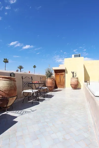 Terrace, Riad White Flowers, Marrakech