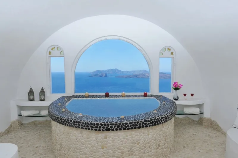 Room, Caldera View Private Villa, Santorini