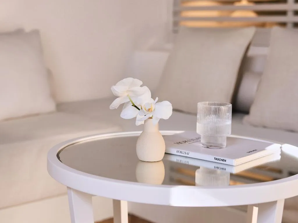 FAMILY ROOM GARDEN VIEW Room, Grecotel LUXME White, Crete