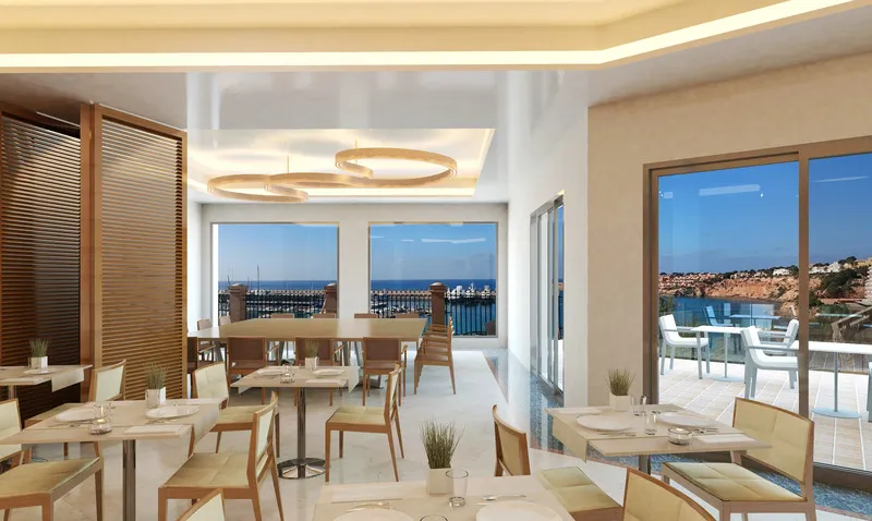 Restaurant, Pure Salt Port Adriano, Majorca