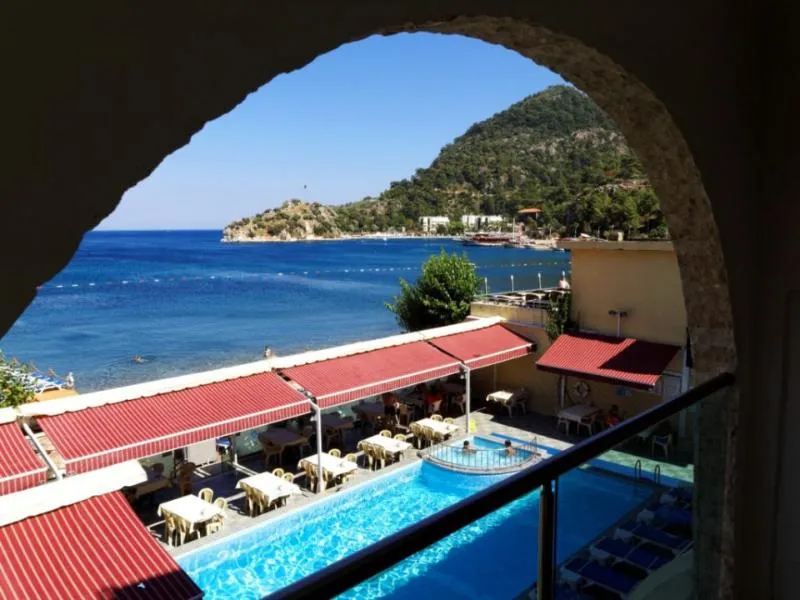 Terrace, Ozcan Beach Hotel, Dalaman