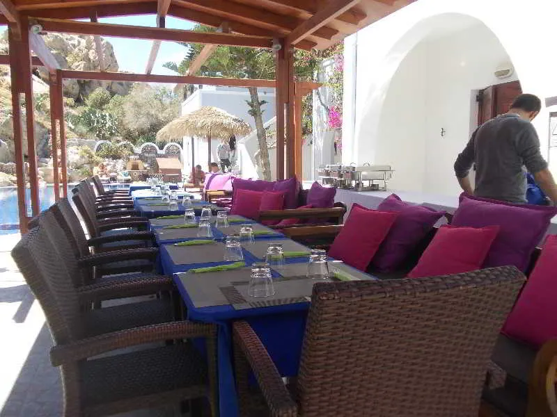 Restaurant, Aparthotel Black Sand, Santorini