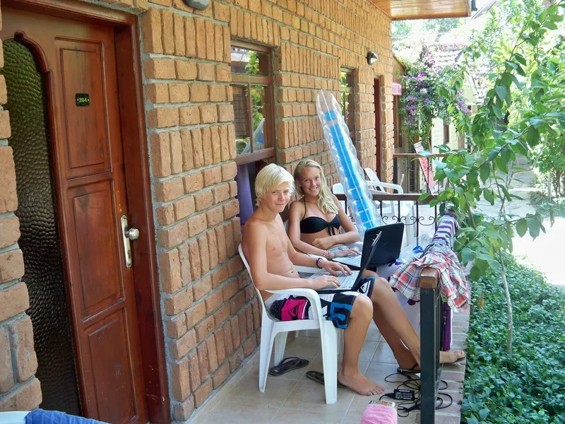 Terrace, Leda Beach Hotel, Antalya