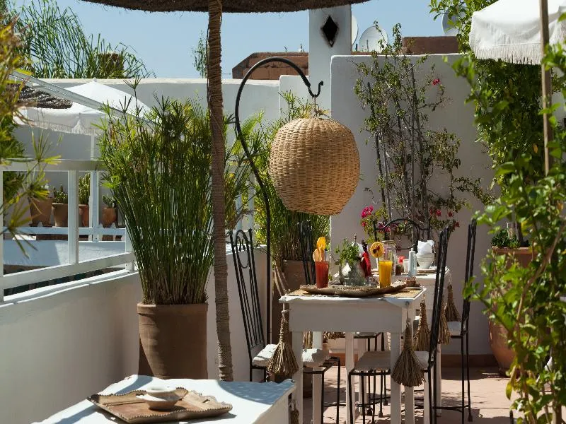 Terrace, Riad Les Orangers D'Alilia, Marrakech