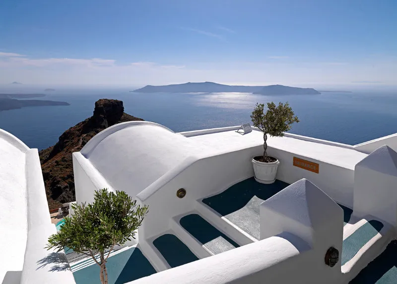 General view, Tholos Resort, Santorini