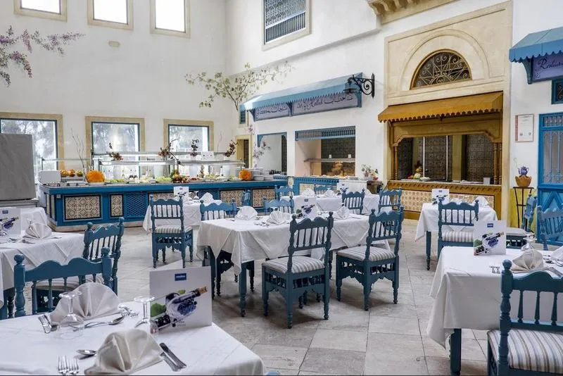 Restaurant, Medina Belisaire & Thalasso Hotel, Tunisia