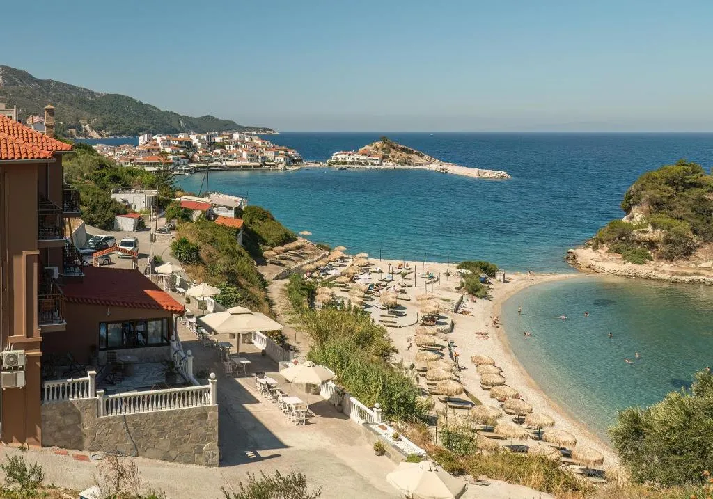 General view, Sunrise Beach, Samos