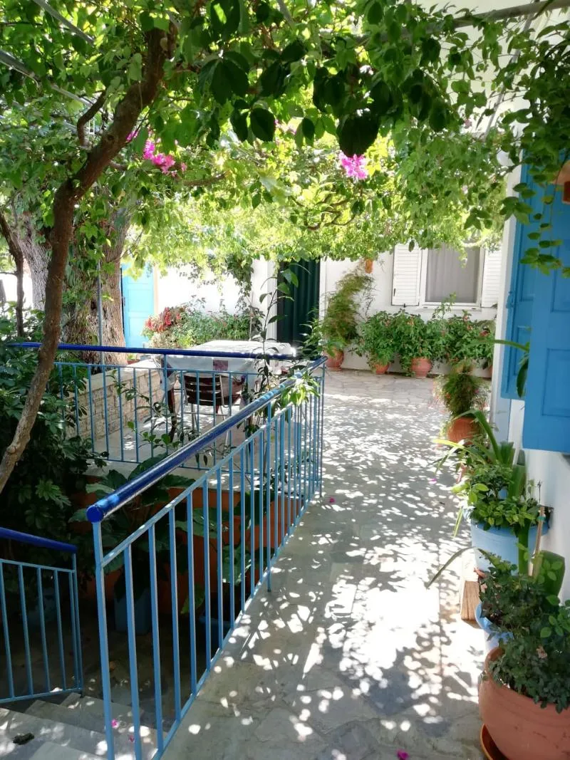 Terrace, Apartments Jota, Samos