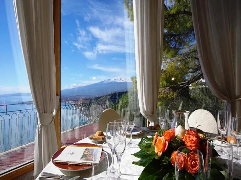 Restaurant, Villa Diodoro, Taormina