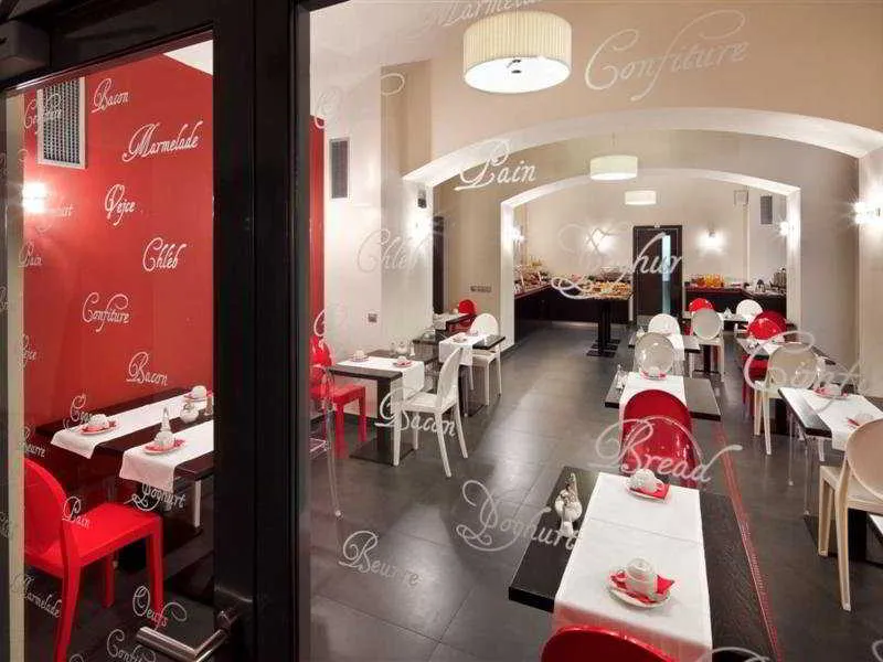 Restaurant, Red & Blue Design, Prague