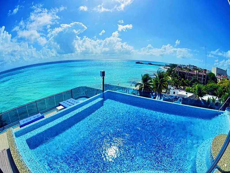 General view, The Carmen Hotel - Ocean Front, Playa Del Carmen