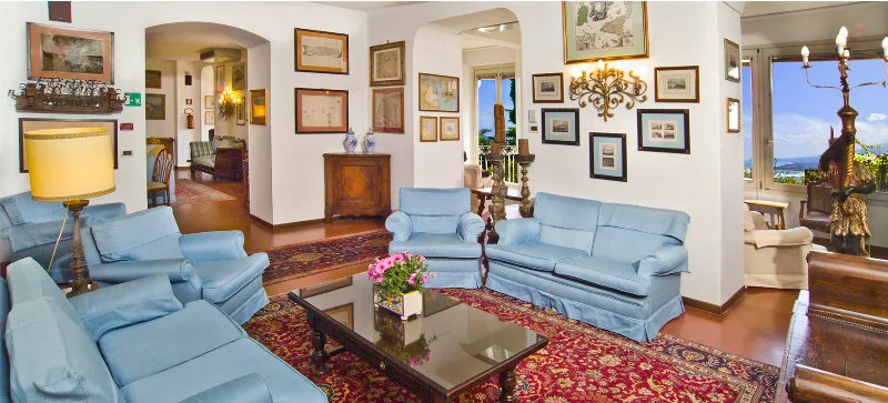 Lobby, Villa Paradiso, Taormina