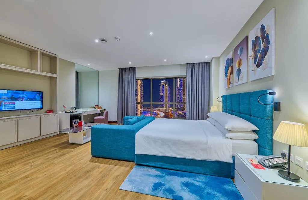 DOUBLE DELUXE CITY VIEW Room, Ramada Hotel & Suites by Wyndham JBR, Dubai