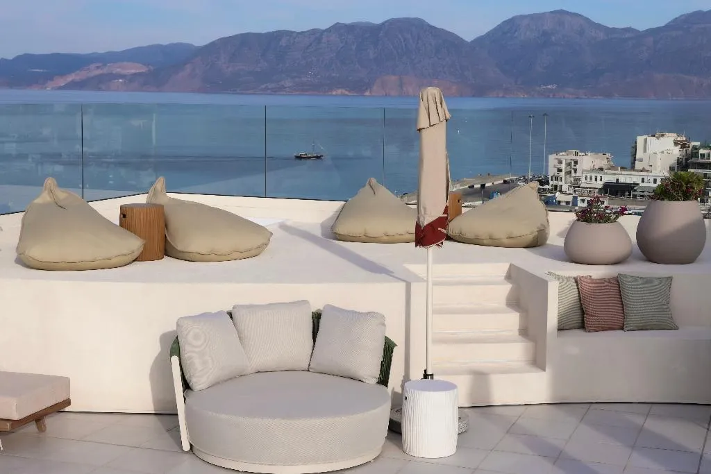 Terrace, Mistral Bay, Crete