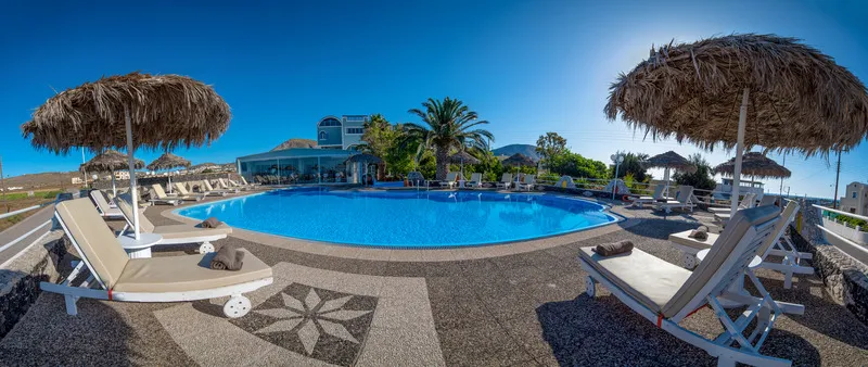 Pool, Pantheon Hotel, Santorini