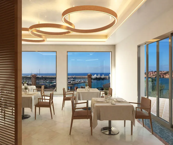 Restaurant, Pure Salt Port Adriano, Majorca