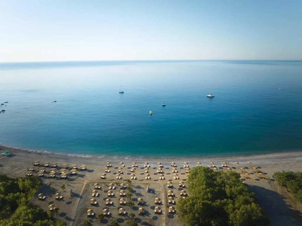 Beach, Aulus Lindos Rhodes, Curio Collection by Hilton, Rhodes